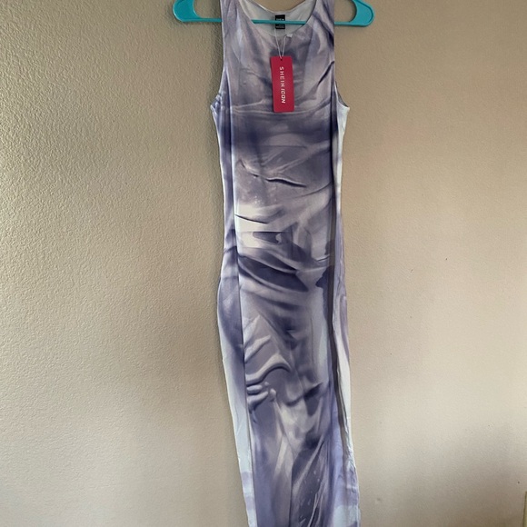 Beautiful body heat map print tank long dress - Picture 5 of 11